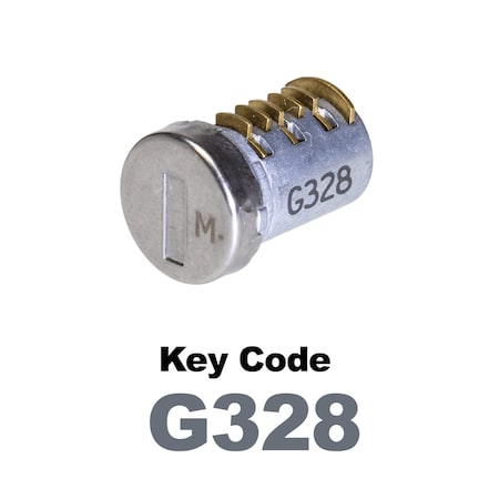 Global Replacement Lock Cylinder, For Master Key Applications, For use in Locks with Key Code G328 KC-SM-NK-328